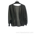 Black Loose Jacket For Ladies